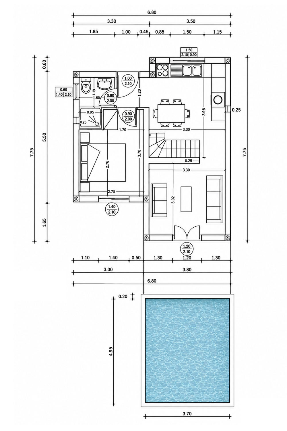 Ground level plan