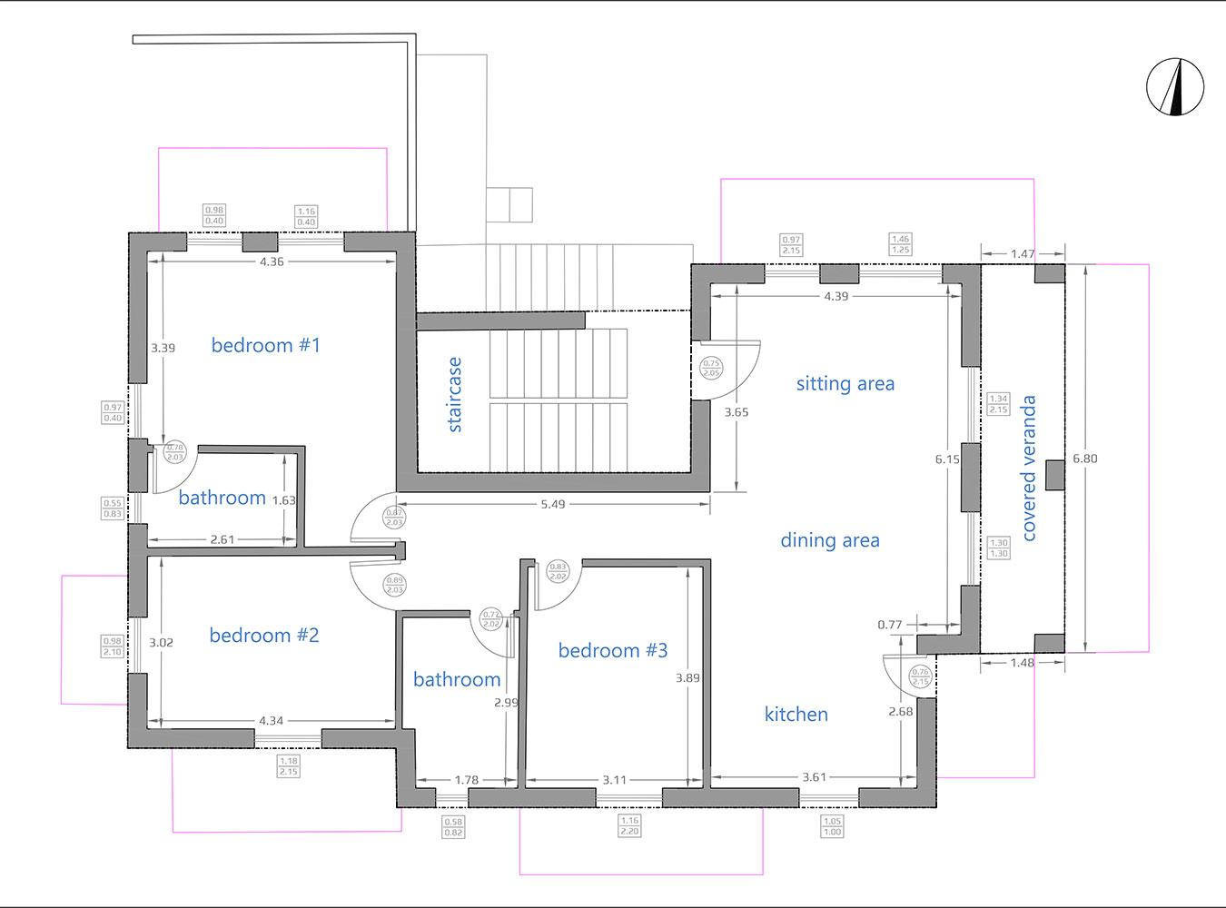 Ground level plan