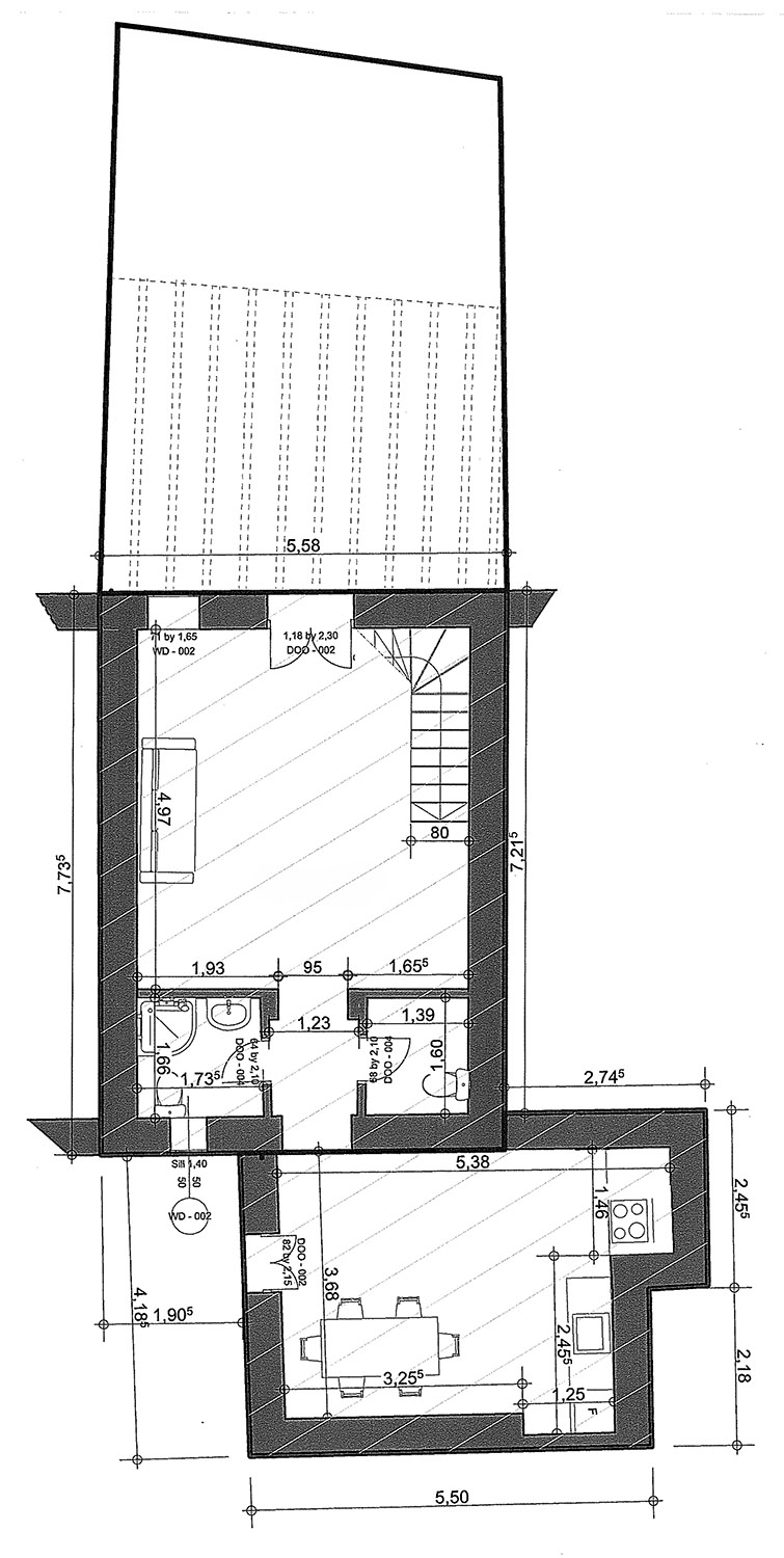 Ground level plan