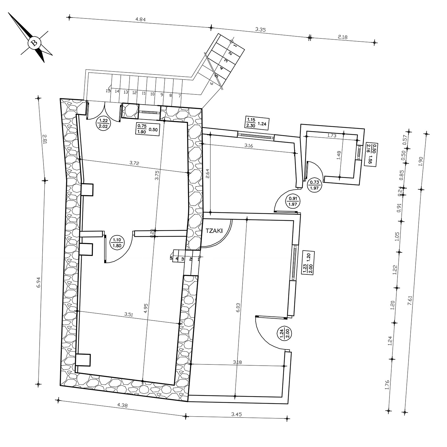 Ground level plan