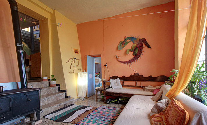 LARGE SEMI-CONVERTED STONE HOUSE