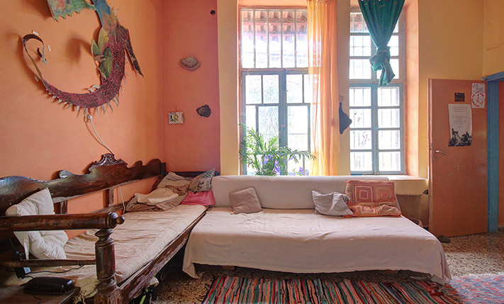 LARGE SEMI-CONVERTED STONE HOUSE