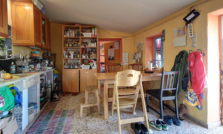 LARGE SEMI-CONVERTED STONE HOUSE