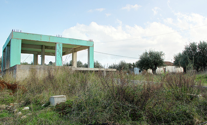 UNFINISHED HOUSE IN TRADITIONAL VILLAGE