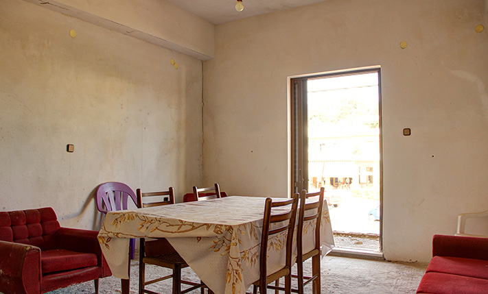 BUILDING AT THE CENTRAL SQUARE OF VOUKOLIES