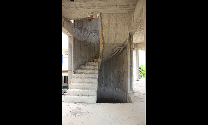 UNFINISHED MULTI-FAMILY BUILDING NEAR THE CITY