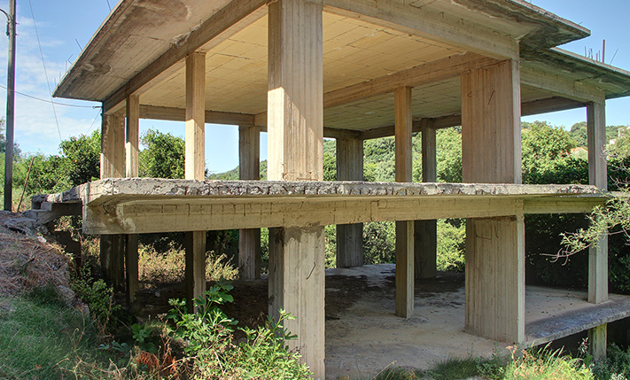 UNFINISHED BUILDING 5 KM FROM PLATANIAS CENTRE