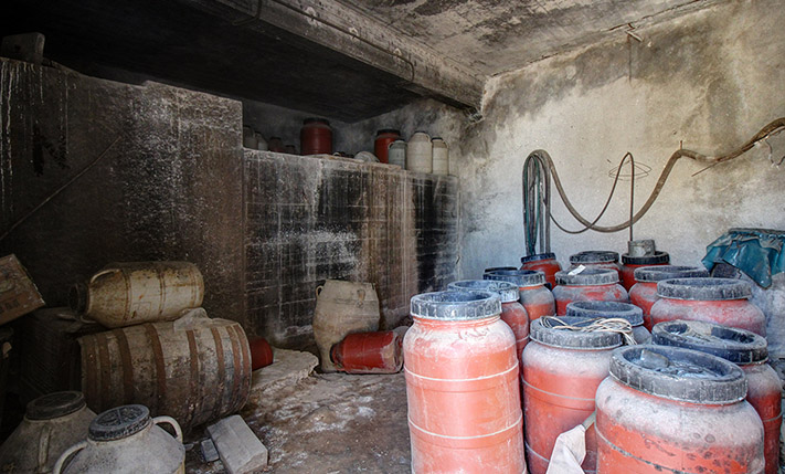 AN OLD STOREHOUSE IN THE VILLAGE CENTRE