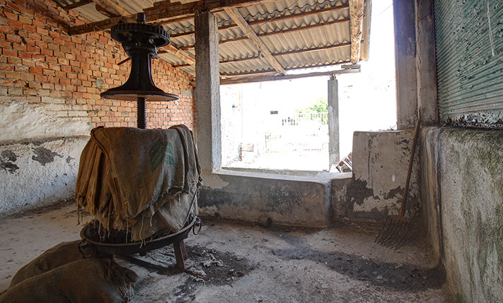AN OLD STOREHOUSE IN THE VILLAGE CENTRE