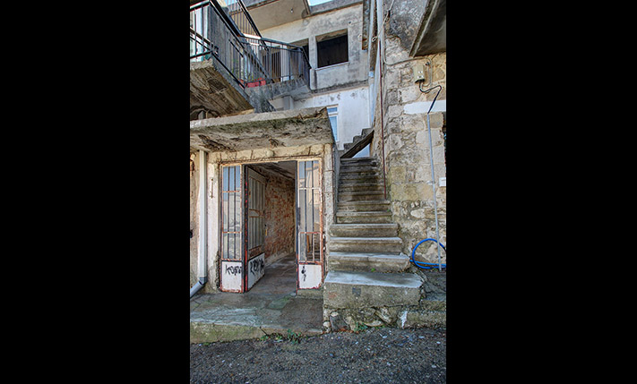 PARTLY RESTORED BUILDING WITH SEA VIEWS