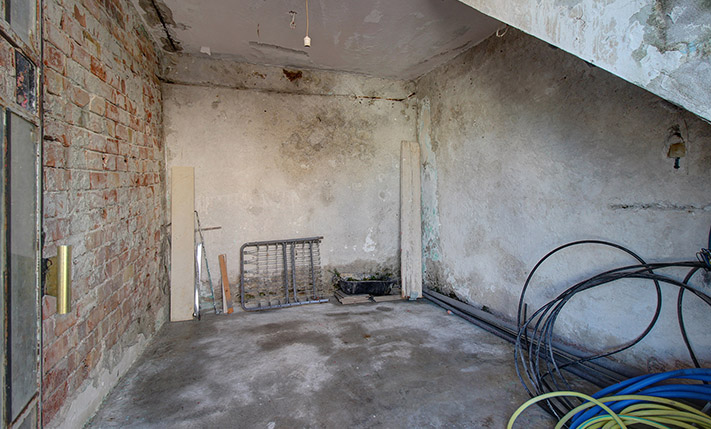 PARTLY RESTORED BUILDING WITH SEA VIEWS