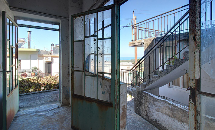 PARTLY RESTORED BUILDING WITH SEA VIEWS