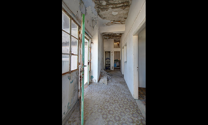 PARTLY RESTORED BUILDING WITH SEA VIEWS