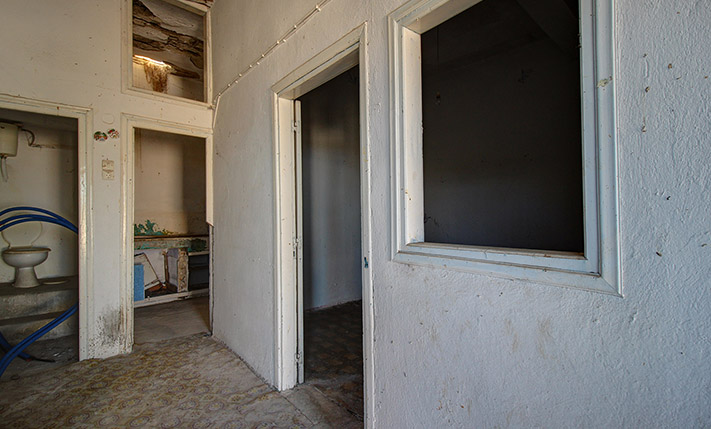 PARTLY RESTORED BUILDING WITH SEA VIEWS