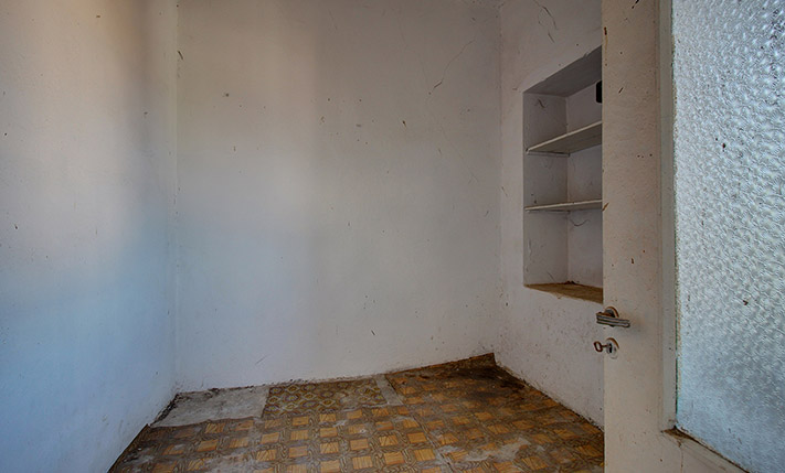 PARTLY RESTORED BUILDING WITH SEA VIEWS