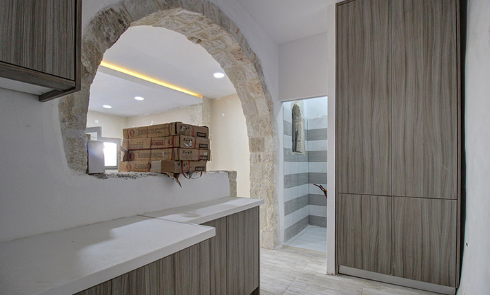 PARTLY RESTORED BUILDING WITH SEA VIEWS