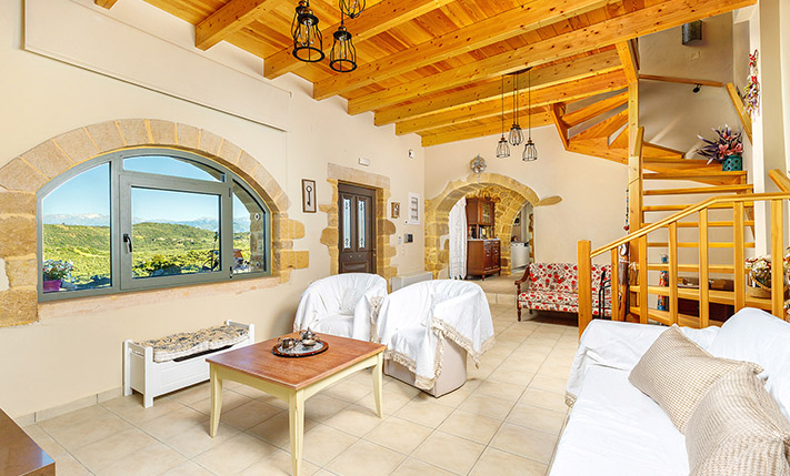 RESTORED STONE HOUSE WITH PANORAMIC VIEWS