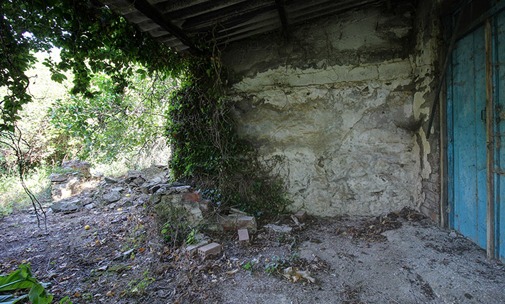 FARM HOUSE IN AN ABANDONED NEIGHBORHOOD