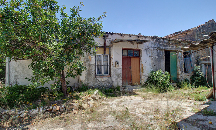 IN AN ABANDONED NEIGHBORHOOD NEAR THE SEA