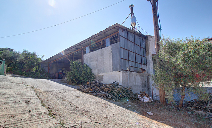AN OLIVE OIL FACTORY WITH MODERN EQUIPMENT