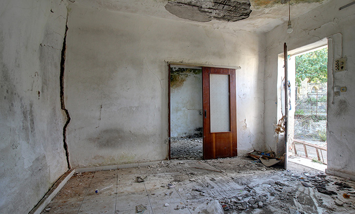 SINGLE-LEVEL RUIN WITH A LEMON TREE GARDEN