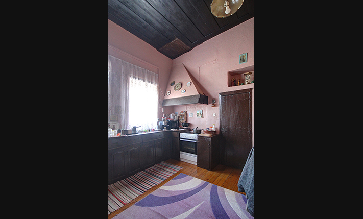 AN OLD OLIVE FACTORY THAT OVERLOOKS THE CITY