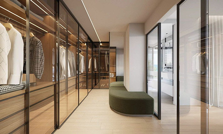 MODERN VILLA ON A SEAFRONT SLOPE