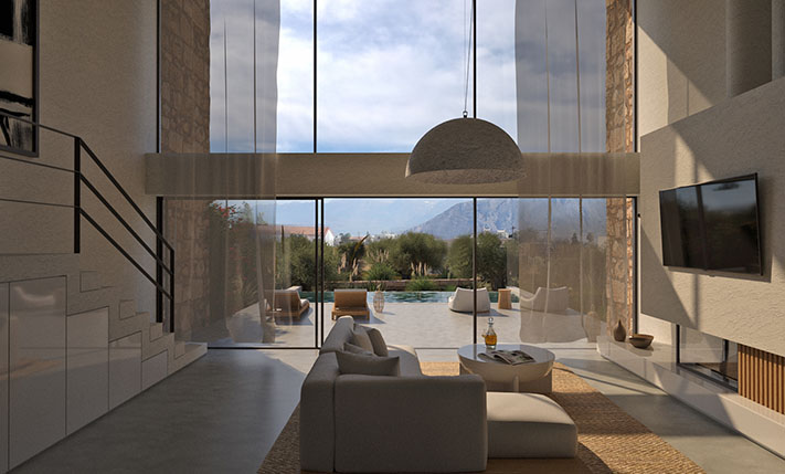 SLEEK DESIGN A SHORT DRIVE FROM THE CITY