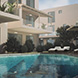 In a brand new complex steps from the beach
