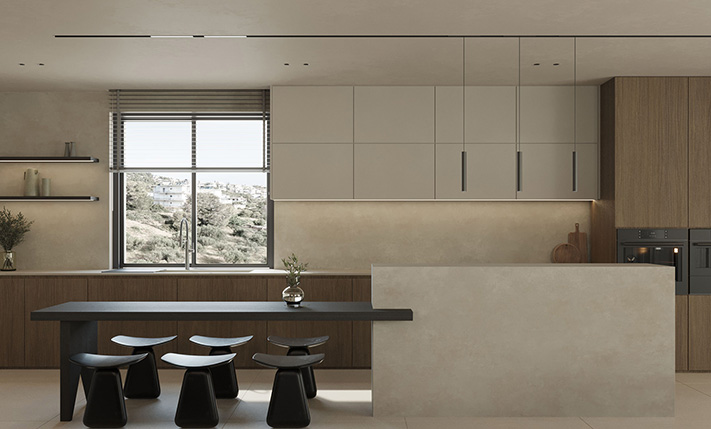 SPACIOUS MODERN AREAS OVERLOOKING THE SUNSET