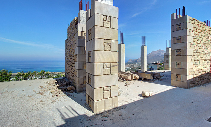 UNFINISHED PROPERTY OVER FALASARNA BEACH