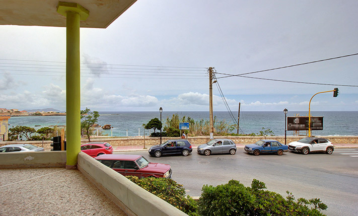 BROAD SEA VIEWS FROM A CITY'S TOP LOCATION