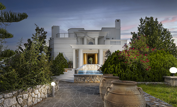 A MANSION THAT OVERLOOKS SOUDA BAY