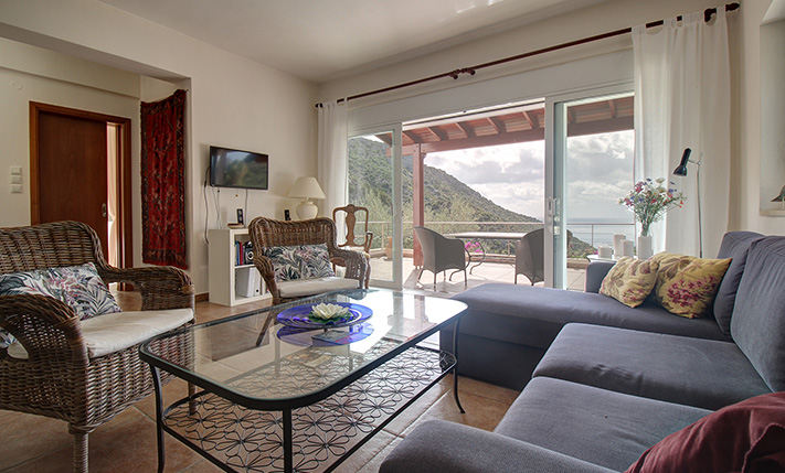 NESTLED IN A LUSH GORGE THAT MEETS THE SEA