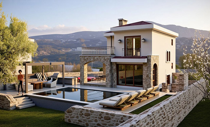 BRAND NEW CONSTRUCTION WITH IMPOSING SEA VIEWS