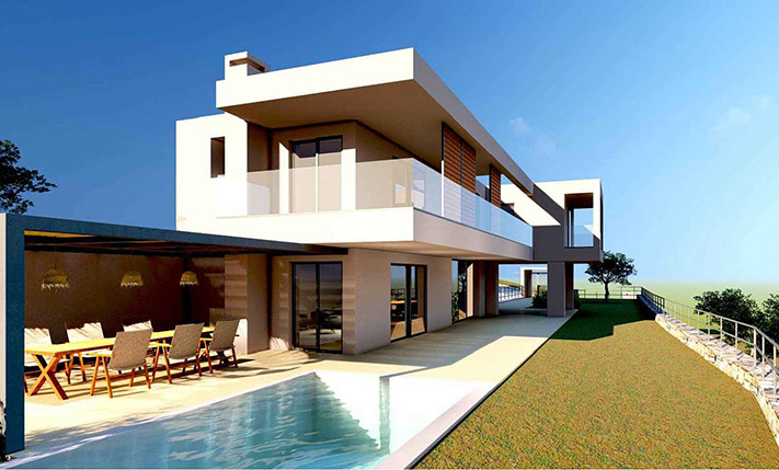 SUN, SEA, AND OLIVES IN 2 LEVELS OF TRANQUIL POTENTIAL