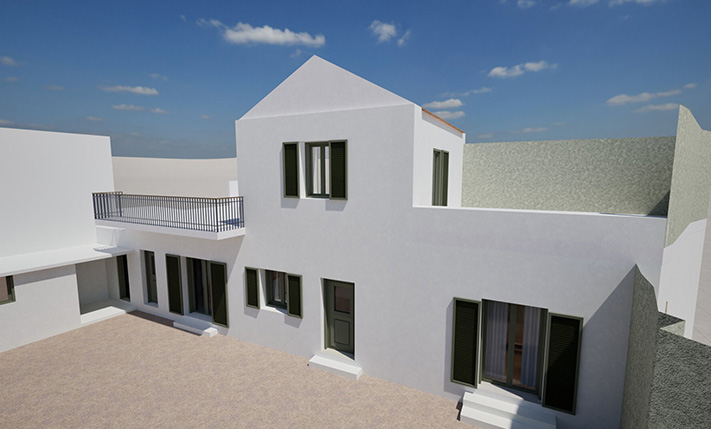 UNFINISHED STONE HOUSE FOR IMMEDIATE RESTORE