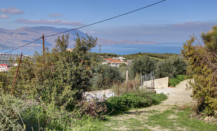 WEST FACING LAND NEAR THE TOP OF A HILL