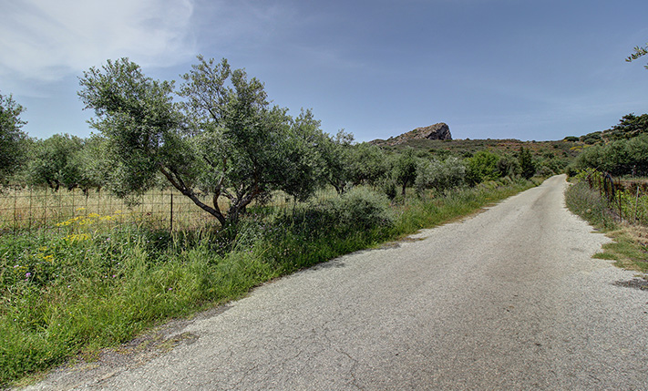 DIRECT SEA VIEWS ON A MILD SLOPE SOUTH OF KISSAMOS