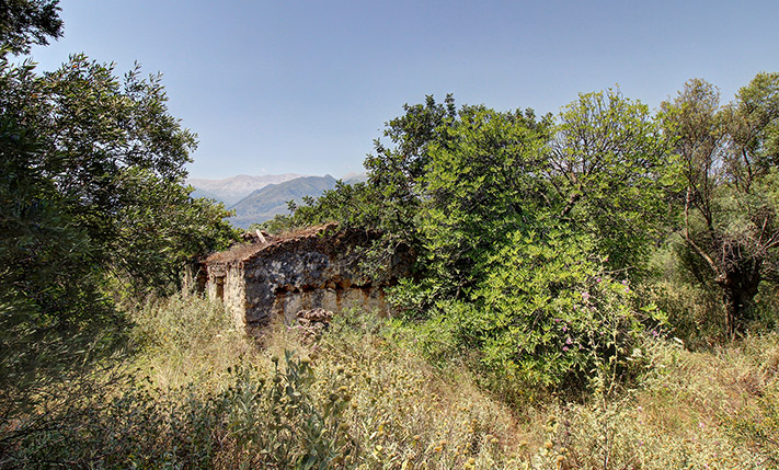 PLOT WITH AN ABANDONED STONE BUILDING
