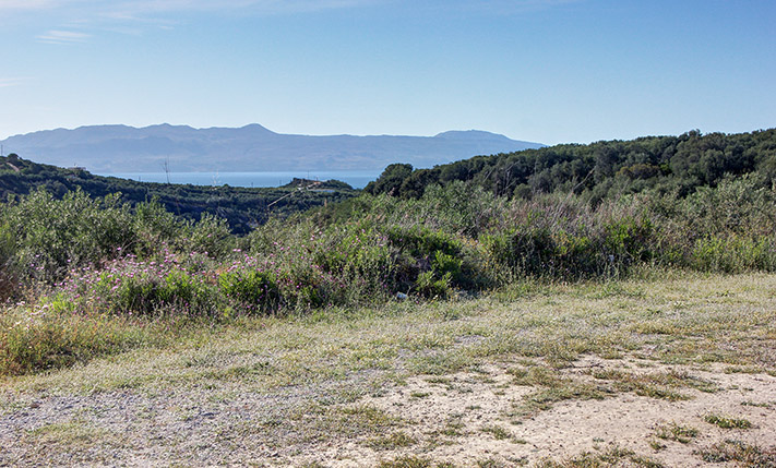 ON A SLOPE WITH SEA VIEWS SOUTH OF AGIA MARINA