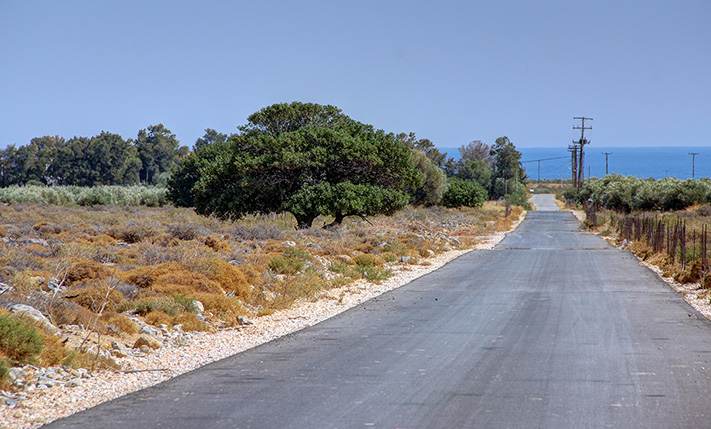 A SHORT WALK FROM THE CASTLE OF FRANGOKASTELO