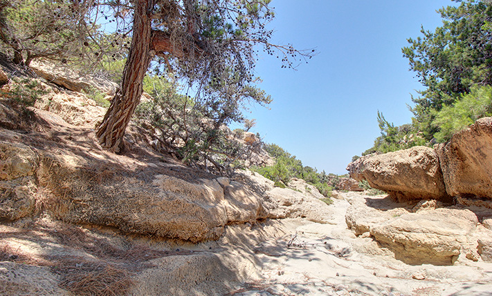 ON A STREAM WITH EASY ACCESS TO AI GIANNIS BEACH