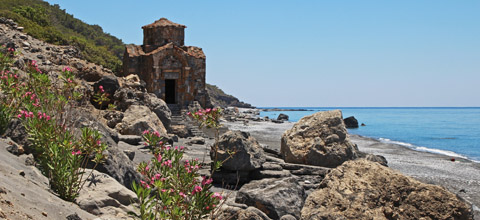 Agios Pavlos Strand in Sfakia, Chania, Kreta, Griechenland