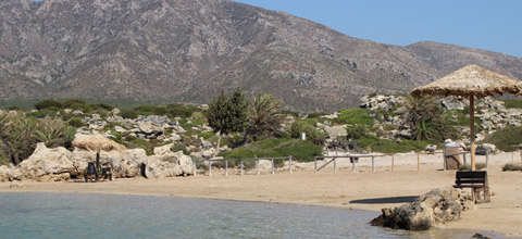 Aspri Limni Strand in Chania, Kreta, Griechenland