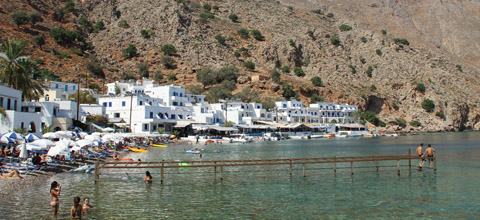 Loutro Beach near Sfakia, Chania, South Crete