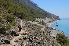 Agios Pavlos Strand in Sfakia, Chania, Kreta, Griechenland
