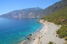 Agios Pavlos Strand in Sfakia, Chania, Kreta, Griechenland