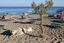 The beach of Anydroi near Palaioxwra, Chania, West Crete