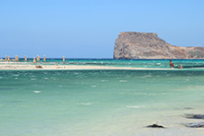 Balos Strand in Kissamos, Chania, Kreta, Griechenland